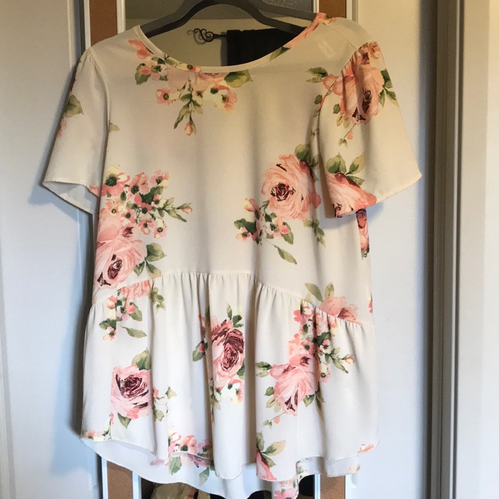 Super fun spring flower shirt